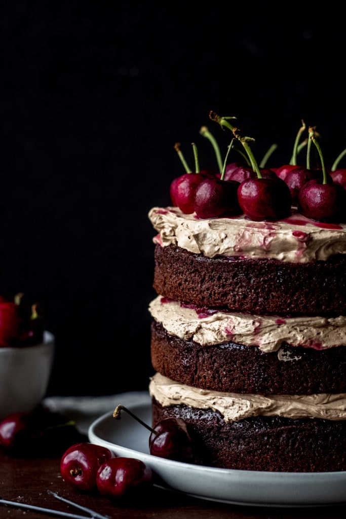 black forest layer cake